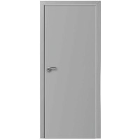 Двери Капель Eco светло серый ПВХ шагрень