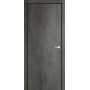 ДВЕРЬ КАПЕЛЬ КЛАССИК ПВХ ГЛАДКАЯ Бетон чёрный