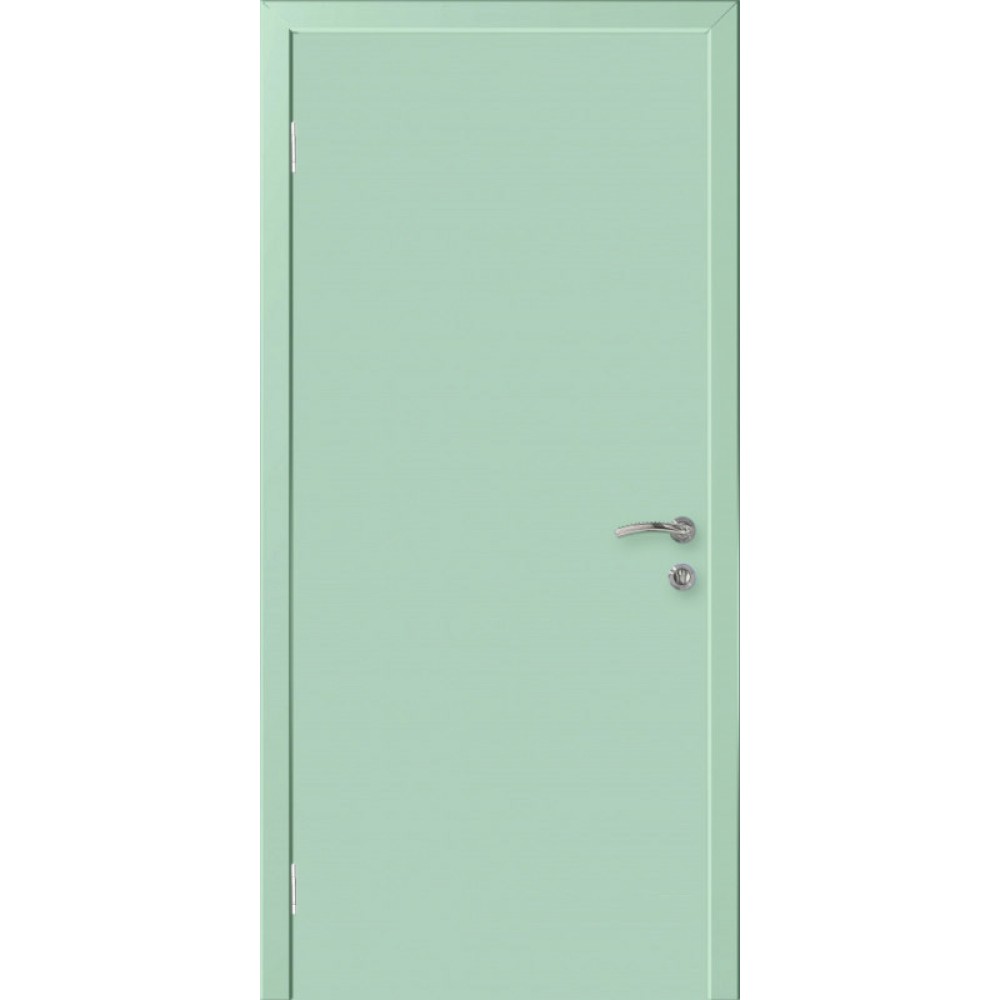 ДВЕРЬ КАПЕЛЬ КЛАССИК ПВХ ГЛАДКАЯ МОНОКОЛОР RAL6019 ментол
