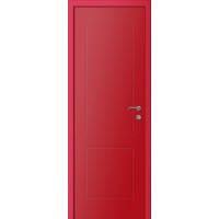 Двери Капель Multicolor ПВХ Ф2К эмаль RAL3020 красный