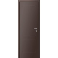 Двери Капель Multicolor ПВХ Ф2К эмаль RAL8017 коричневый