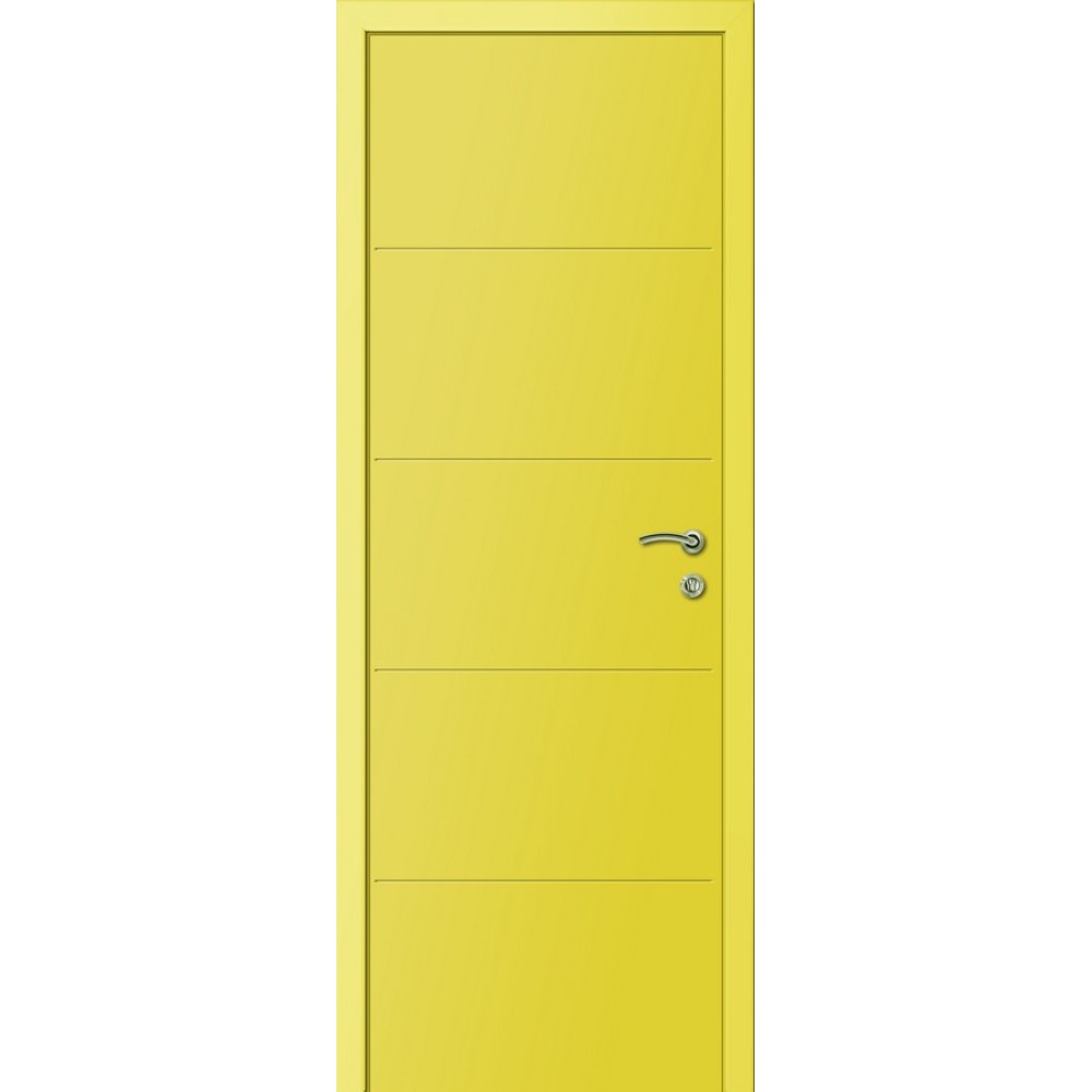 ДВЕРЬ КАПЕЛЬ МУЛЬТИКОЛОР ПВХ Ф4Г RAL1018 желтый