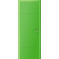 Двери Капель Multicolor ПВХ Ф4Г эмаль RAL6018 зелёный