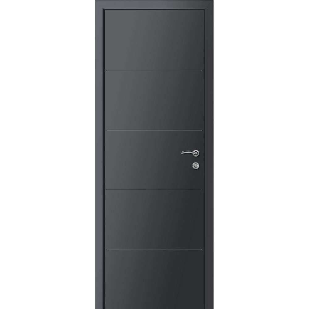 ДВЕРЬ КАПЕЛЬ МУЛЬТИКОЛОР ПВХ Ф4Г RAL7021 графит