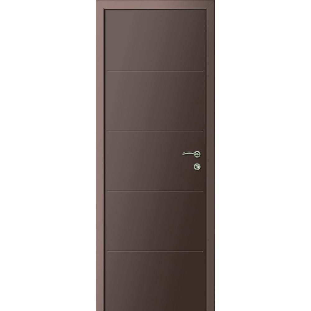 ДВЕРЬ КАПЕЛЬ МУЛЬТИКОЛОР ПВХ Ф4Г RAL8017 коричневый