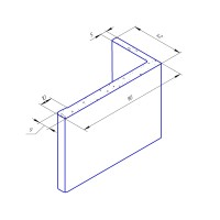 Наличник ПВХ L42 телескоп (2,17м), белый