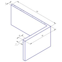 Добор L135 телескоп (2,17м), ПВХ плёнка