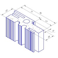 Коробка ПВХ телескоп 100мм (2,1м), белый